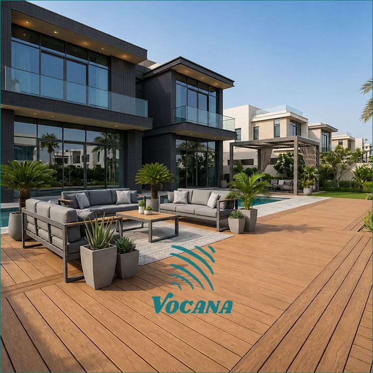 Decking Komposit Untuk Teras Komersial Asia Tenggara