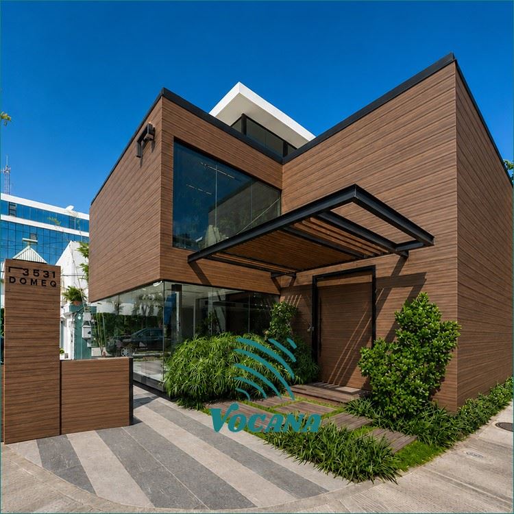 Outdoor WPC Panels Saudi Arabia | Commercial Facades | UV-Resistant | Vocana factory