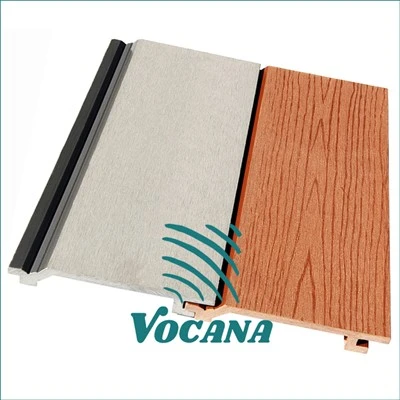 Fireproof Slatted WPC Composite Cladding
