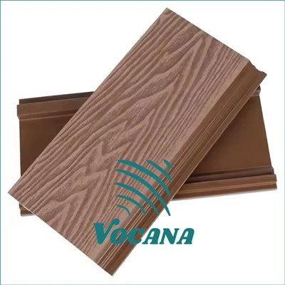 Panel Dinding WPC Gandum Kayu Luar Ruang