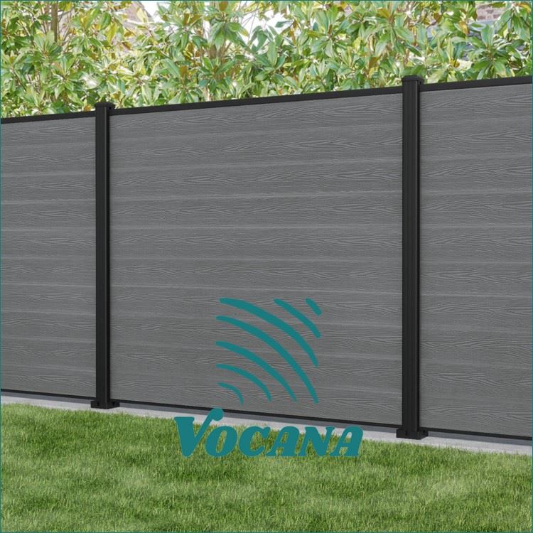 Wholesale Wood Grain WPC Privacy Fencing