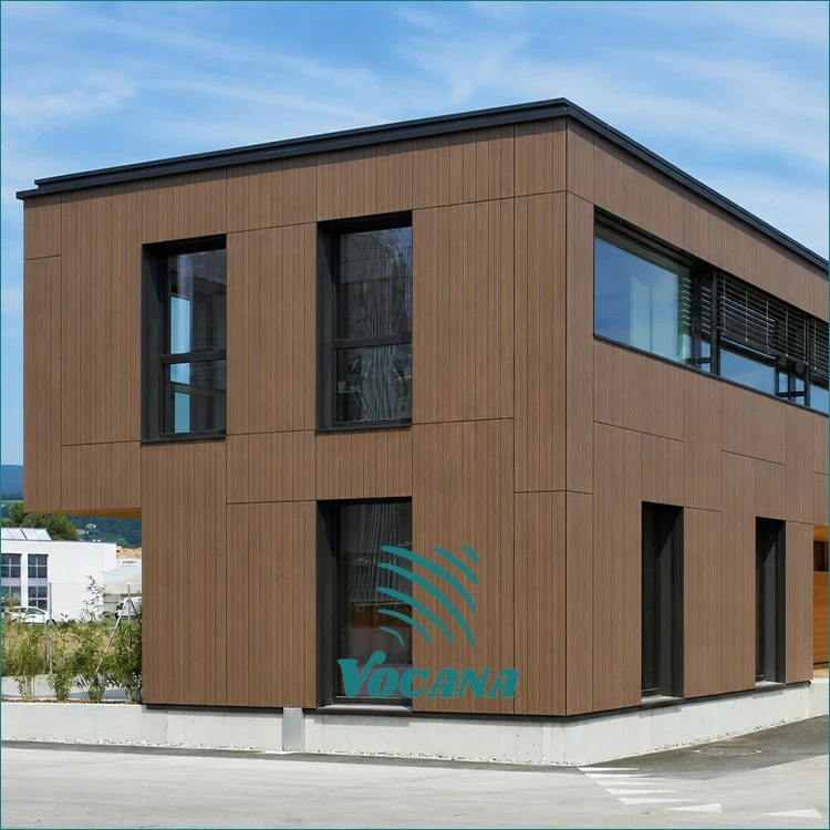 Vertical WPC Cladding UAE | Villa Facade Panels | Vocana factory